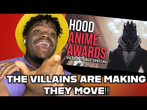 Hood Anime Awards: Villain Table Special - @Rabsopetty | REACTION #rabsopetty #hooddub #anime