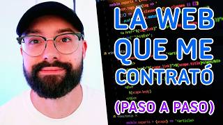 La WEB más simple que me consiguió trabajo (explicado paso a paso)