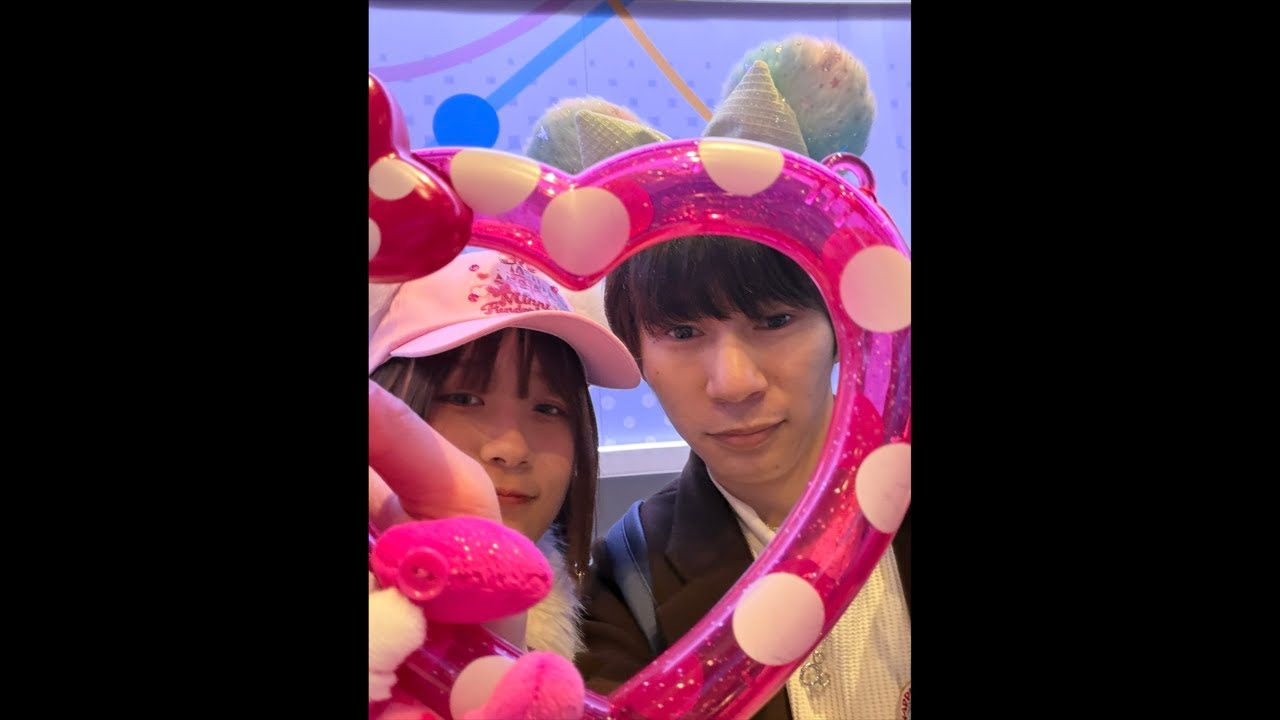 ちょっとだけ🤏#ディズニー #カップル