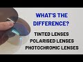 Difference between polarized tinted and photochromic lenses  transitions lenses