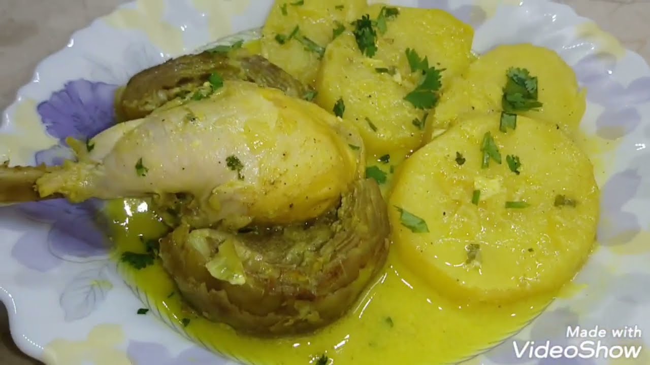 بطاطا قرنون  ratatouille artichaut