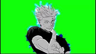 GOJO GREEN SCREEN ANIMATIONS WITH AURA EFFECT #capcut #greenscreen