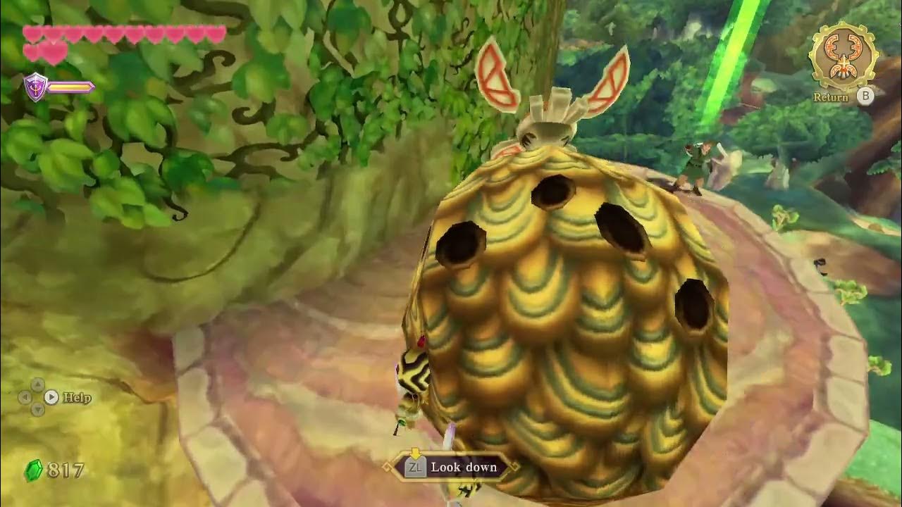 How To Get Hornet Larvae Skyward Sword Collect hornet larvae - Skyward Sword HD - YouTube