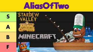 The ULTIMATE Fishing Minigame Tierlist | AliasOfTwo