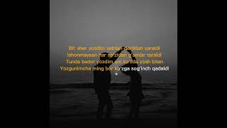 Mirjalol Nematov - Bir Sher Yozdim Karaoke