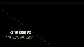 Shure WWB6: Custom Groups | Shure