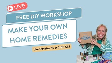 Make Your Own Home Remedies with Essential Oils | Simply Earth Recipe Box Workshop