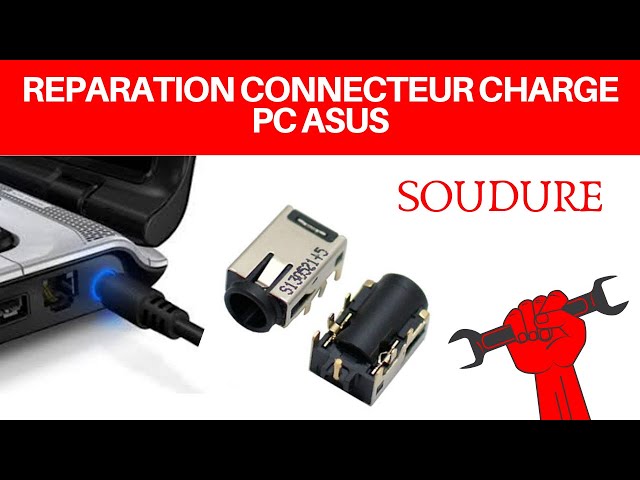 ASUS PC charging connector repair 