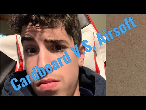 Cardboard V.S. Airsoft pt.1