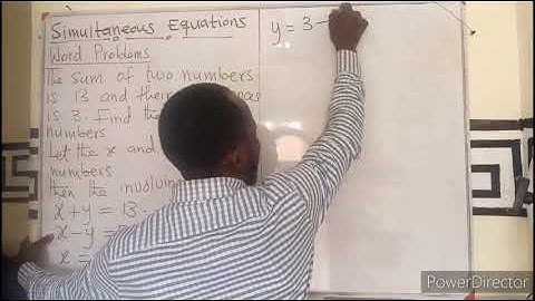 Word Problems leading to Simultaneous Equation | Episode 1