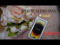 iPHONE 14 PRO MAX ✨GOLD‼️aesthetic UNBOXING 🧸 SETUP +CAMERA TEST+ MagSafe accessories(Español)