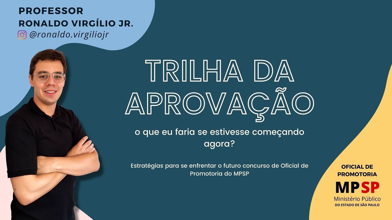 Oficial de Promotoria MPSP O que eu faria se estivesse começando agora? (Live 08/01/2022 Oficial de Promotoria MPSP O que eu faria se estivesse começando agora? (Live 08/01/2022