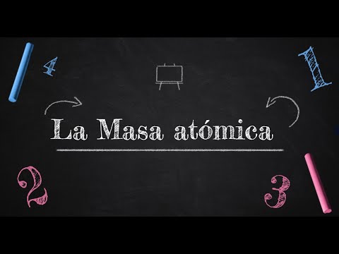 Video: ¿Qué significa masa atómica en ciencia?