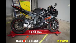 Plataforma de ruedas DOLLY para motos Harbor Freight . EP#20