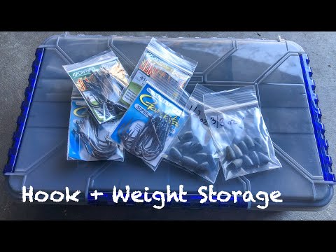 Terminal Tackle Organization Tips!! (Hooks & Weights) 
