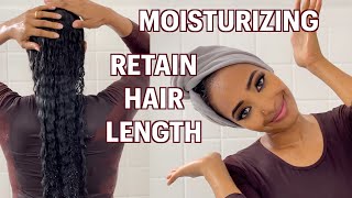 I Grew My Hair 30 inches! How to Stretch Curly Hair to Retain Length | Amena Teferi