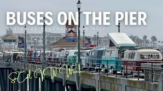 Buses On The Pier 2025  Huntington Beach Pier By Kowabunga Van Klan  Socal Vw Revival Week