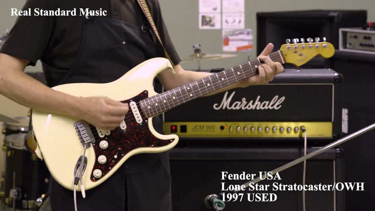 Fender USA Lone Star Stratocaster / OWH 1997 USED. - YouTube