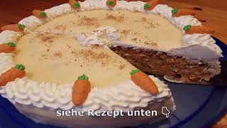 🍰 Rübli Torte 🍰 lecker 😋 carrot cake 🍰 delicious 😋