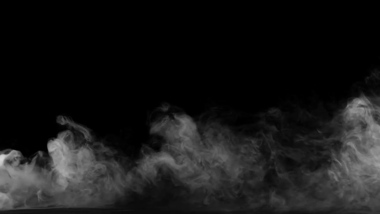 Smoke on black background - YouTube