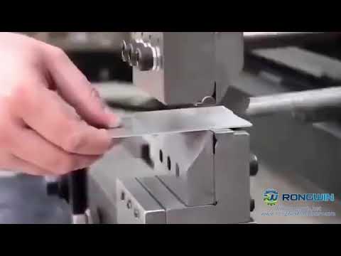 RONGWIN Joggle Z Tool Hold and Insert also with no bending mark die design Demo
