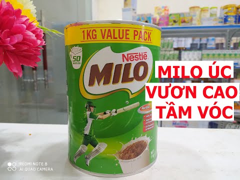Vlog 167 Sữa MILO Úc lựa chọn hàng đầu cho trẻ phát triển thể chất và vươn cao tầm vóc.