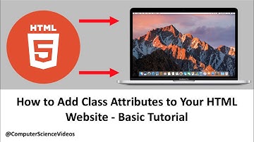 How to ADD Class Attributes to Your HTML Website - Basic Tutorial