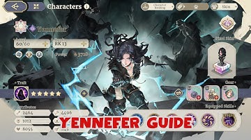 YENNEFER GUIDE - BEST WITCHER 3 CHAR [SWORD OF CONVALLARIA]