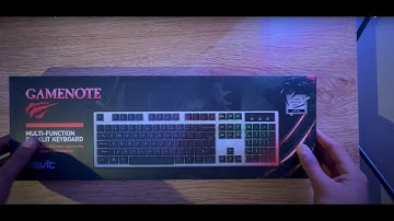 Havit Gamenote Multifunctional Keyboard Unboxing!