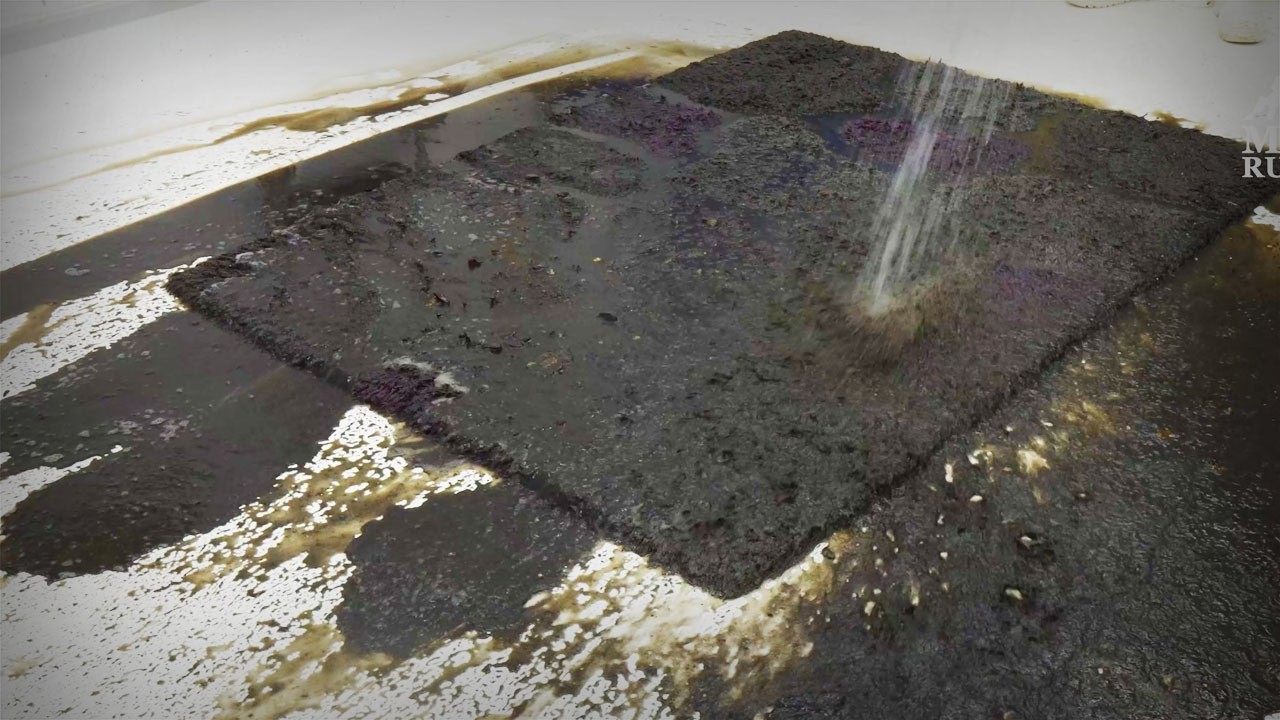 TRASHED, DESTROYED, DISGUSTING… Now a Spotless Purple Pebble Dream. Satisfying ASMR Carpet Cleaning.