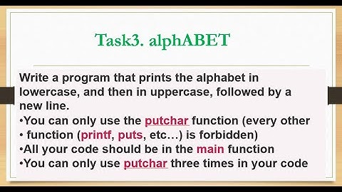Task 3. alphABET. 0x01. C - Variables, if, else, while. #forloop #whileloop
