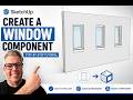 🔥 How to Create a Window Component in SketchUp | Beginner Tutorial