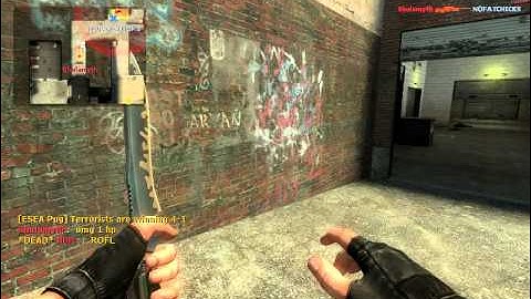 Shulatech 1v4 CSS 4k 1HP in ESEA Part 2/2