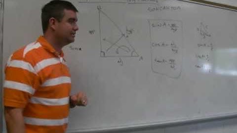Analytic Geometry Unit 2 Solving Right Triangles using Trigonometry Functions Part A