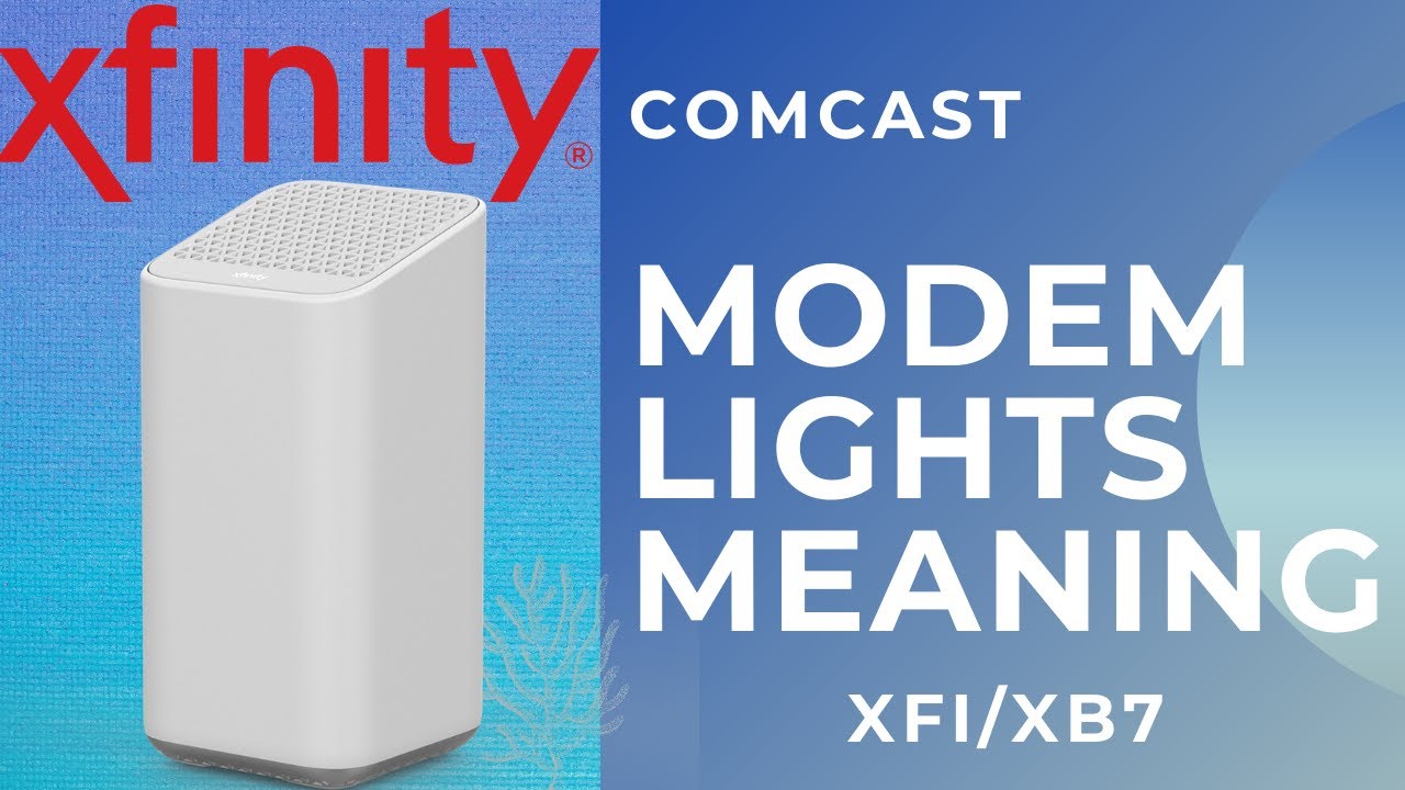 Xfinity Modem Lights Meaning Xfi Advanced Gateway Xb7 Wifi Lights Youtube