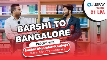 Barshi to Bangalore: How Sachin Koulage Landed a 21 LPA Placement at JusPay | MITCORER!