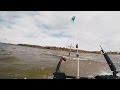 February kitesurfing lake Ammer