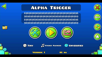 How to use an Alpha Trigger in Geometry Dash 2.1!