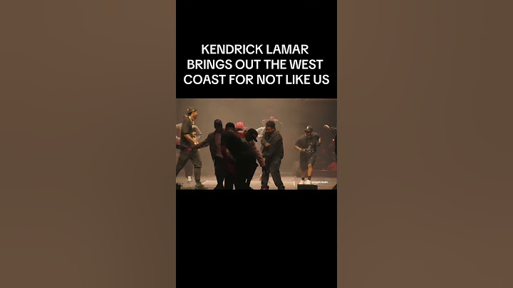 Kendrick Lamar brings out Russell Westbrook, DeMar DeRozan and the whole West Coast on stage