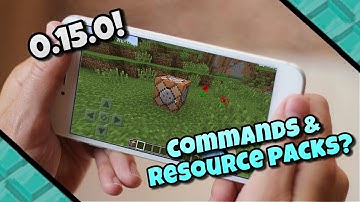 Minecraft PE 0.15.0 News! - CONFIRMED NEW FEATURES! - Commands, Resource Packs, and MORE!!
