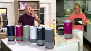 Hunter HP400 Tower Air Purifier w/ EcoSilver and HEPA Filtration on QVC