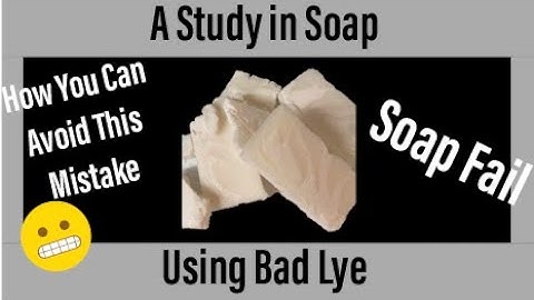 A Study in Soap | Using Bad Lye | Cold Process Soap Making | Soap Making Fail
