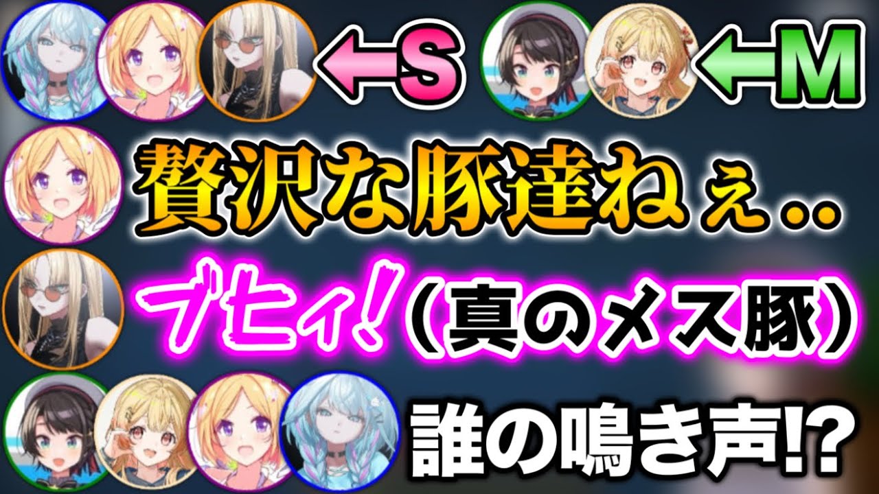 【SMハウス】S側の人間なのに、アキロゼのボイスに思わずブヒってしまうニコたんwww【ホロライブ切り抜き/大空スバル/アキロゼ/音乃瀬奏/水宮枢/虎金妃笑虎】