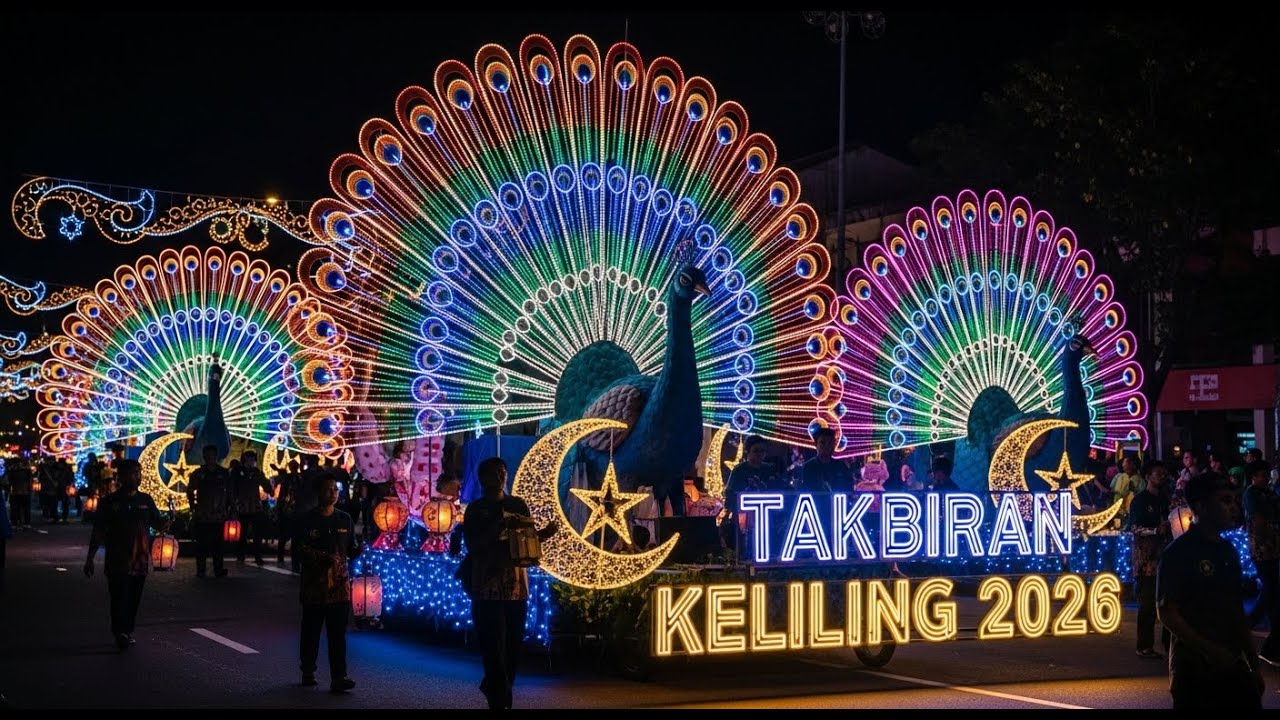 Takbiran Idul Fitri 2026 🌙🎇 | Truk Hias Animasi Paling Meriah & Spektakuler