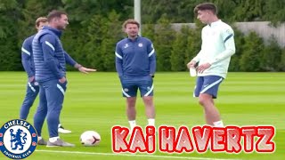 Kai Havertz first Training Session at Chelsea