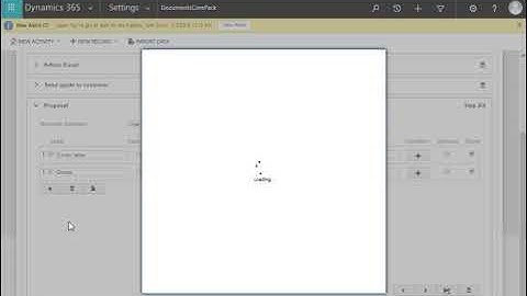 How to set up a proposal using MultiPart in DocumentsCorePack