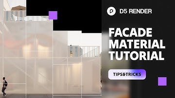 How to create realistic facade materials: stone with true displacement, stucco, polycarbonate, glass