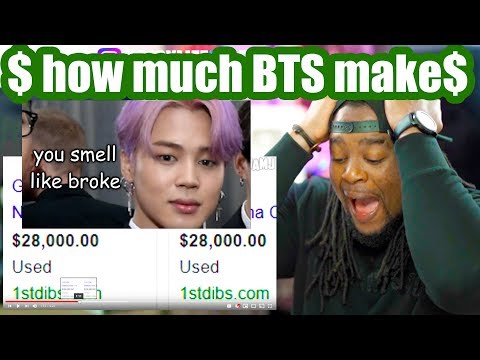 bts making people feel poor | how much money do they make?! Reaction!!!
