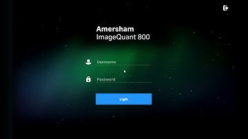 Amersham™ ImageQuant 800 Session #3: Turning the imager ON and OFF