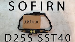 Налобный фонарь Sofirn D25S SST40 5000 K 1200 люмен обзор